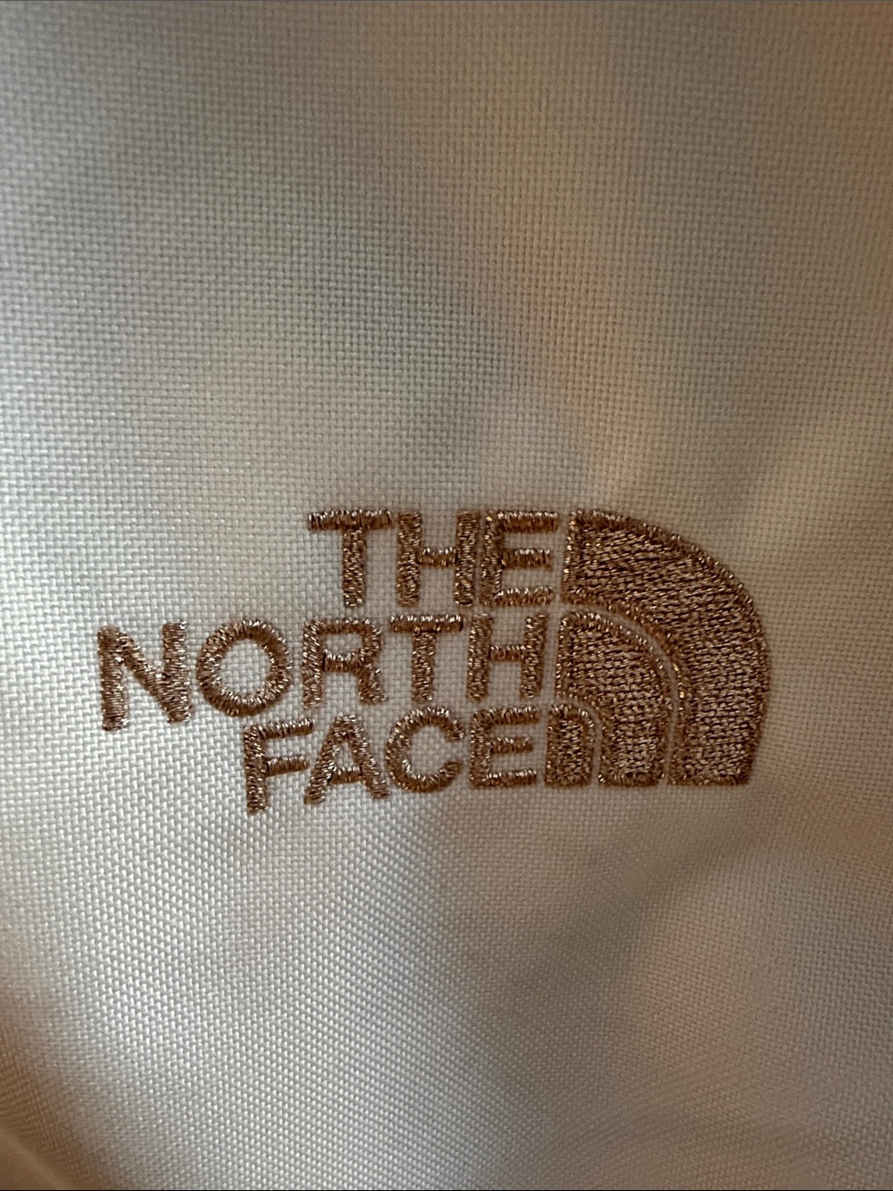 The North Face Jester Luxe Backpack in Cream with Rose Gold Accents - Picture 2 of 15